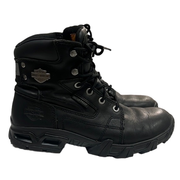 Harley-Davidson Other - Harley-Davidson Men's Andy Waterproof Black Lace Boots Size 9